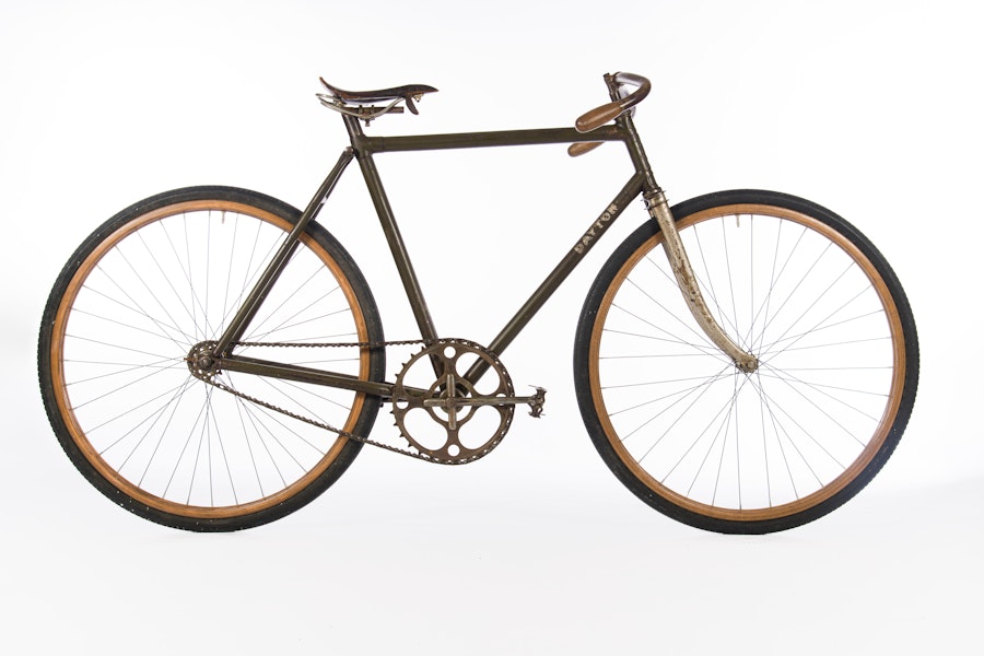 Track bicycle made by Dayton Flyer, 1898